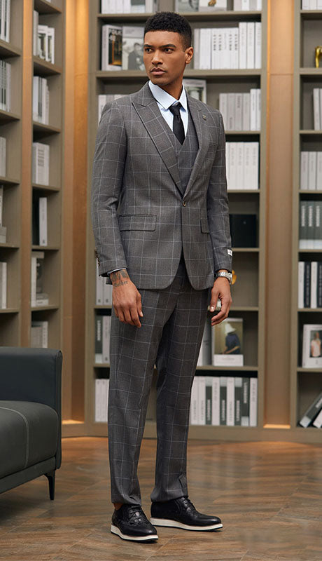 Stacy Adams SM146H1-TEAL Mens Suit