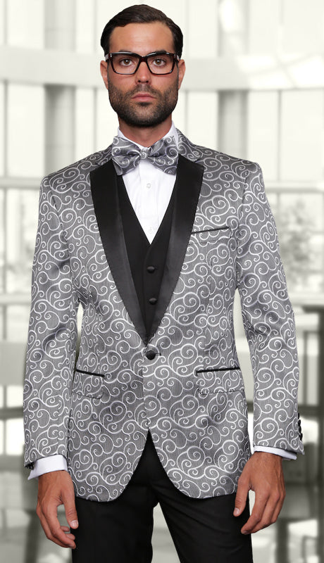 Mens  Suit Bellagio-SLV