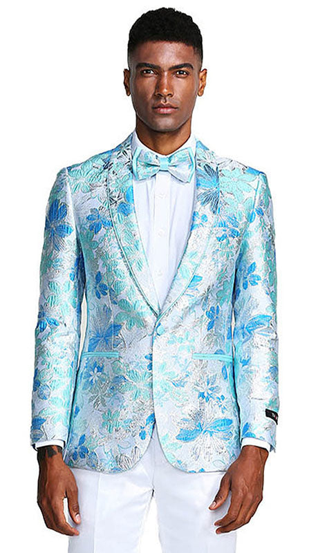 Tazzio Mens Sports Coat MJ289S-02-BLU