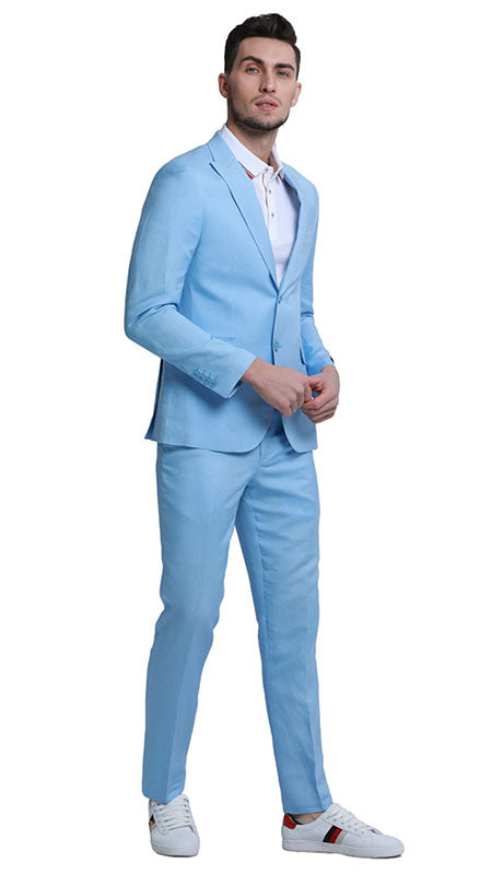 Tazzio Mens Suit M333SK- IVORY