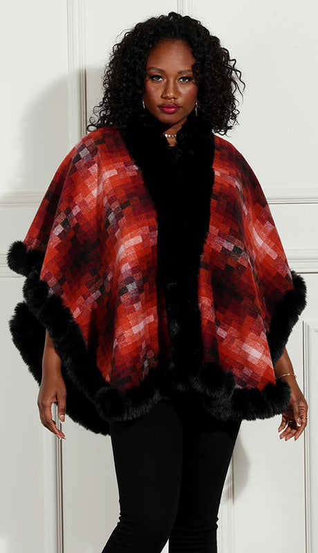 Luxe Moda LM232-RED Cape