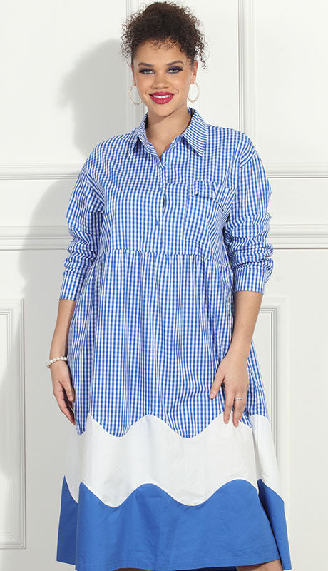 Luxe Moda LM292-BLU Dress