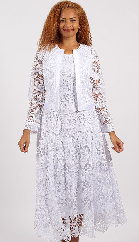Diana Couture 8190-WHT  Dress