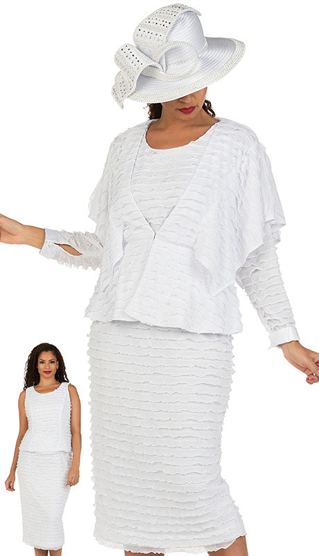 Giovanna 0961-WHT  Suit
