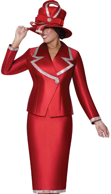 GMI 9872-RED-IH Ladies  Suit