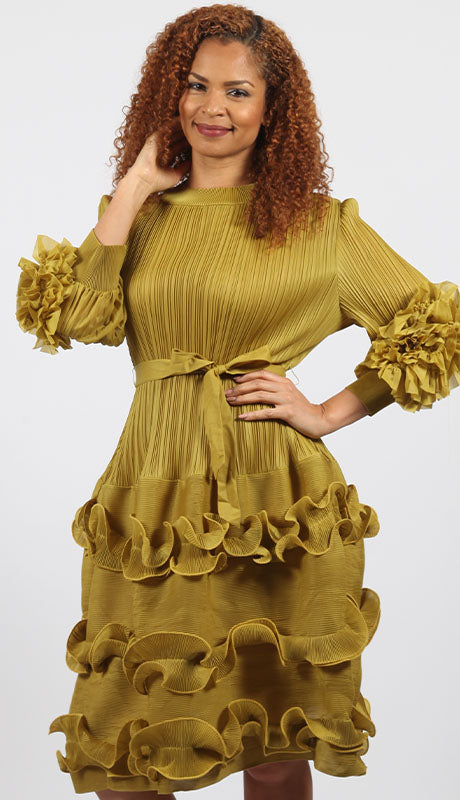 Diana Couture 8007-GLD  Dress