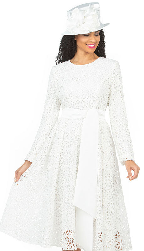 Giovanna 1556-WHT-CO Dress