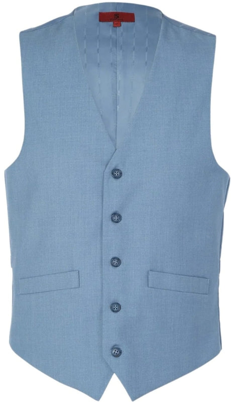 Renoir Mens Vest 201-11-BLU
