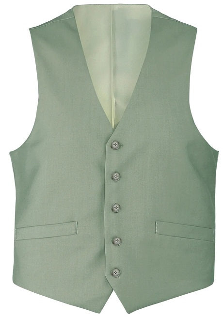 Renoir Mens Vest 201-12-SAGE
