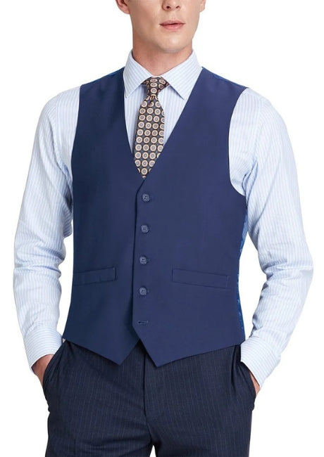 Renoir Mens Vest 201-20-ROY-BLU
