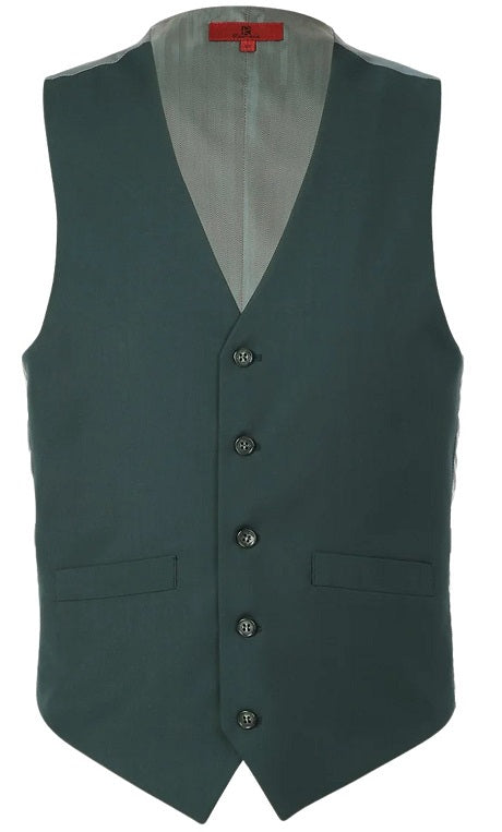 Renoir Mens Vest 201-9-GRN