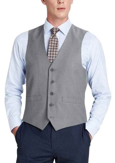 Renoir Mens Vest 202-2-GRY