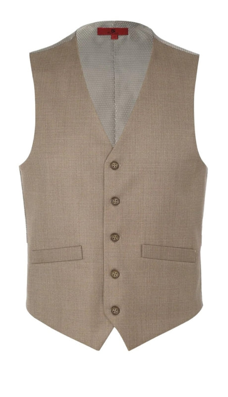 Renoir Mens Vest 202-3-TAUPE