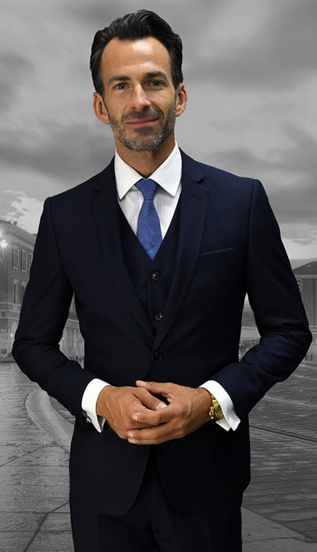 Mens  Suit Lorenzo-NVY