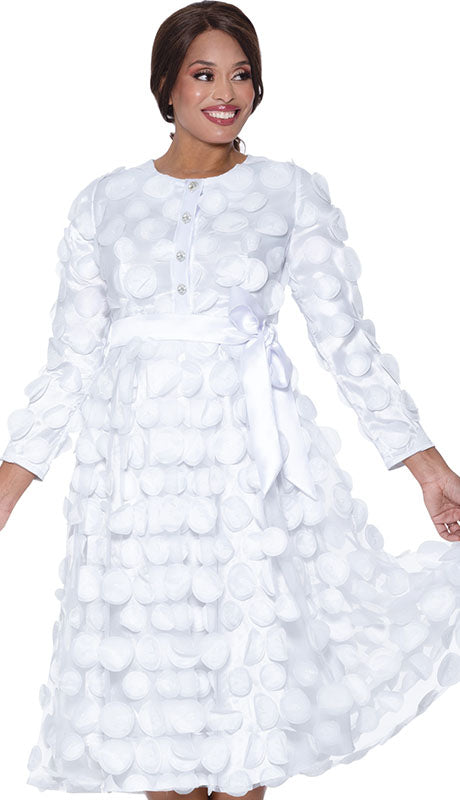 Nubiano 100361-WHT-QS  Dress