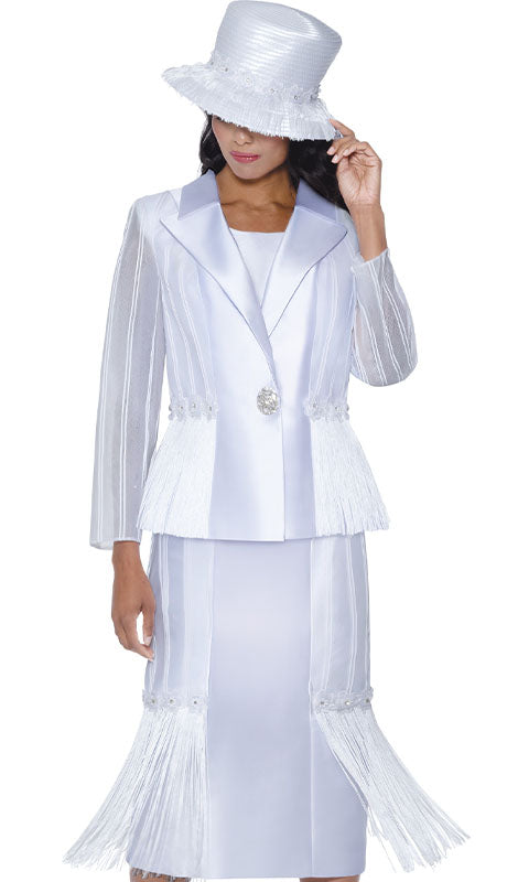 GMI G400943-WHT-QS Ladies  Suit