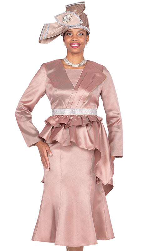 Champagne Italy 5923-BRN  Suit for Ladies