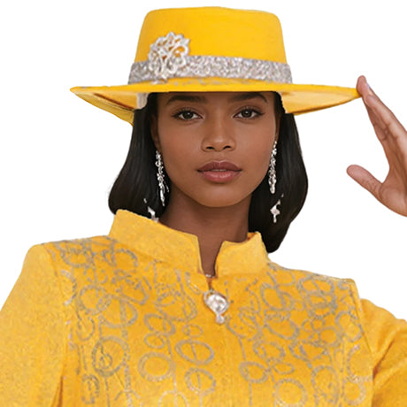 Champagne Italy H5966-GLD-QS  Hat