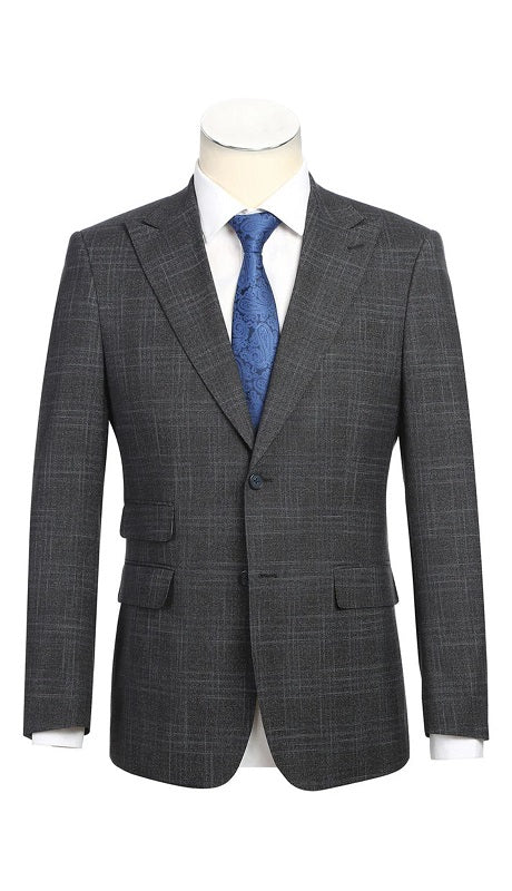 English Laundry Mens Suit 22-68-410EL-NAVY-GRY