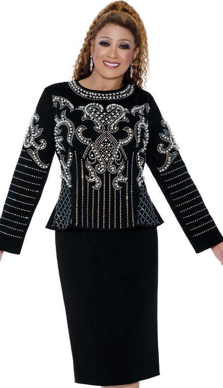 Dorinda Clark Cole 309731-BLK-IH Ladies  Suit