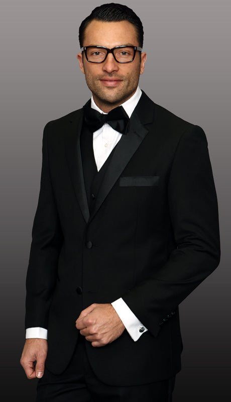 Mens  Suit T2000PV-BK