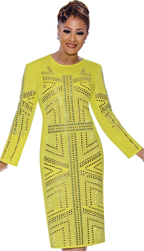 Dorinda Clark Cole 5431-GRN-QS Ladies  Dress