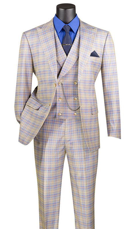 Vinci Mens Suit MV2W-3-BLU