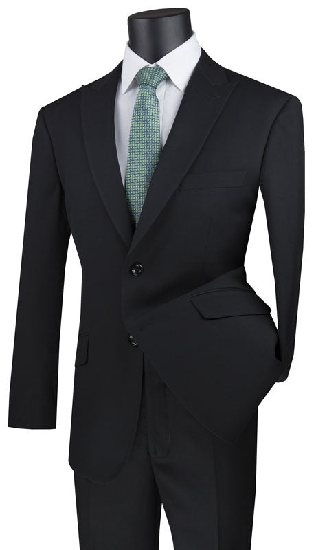Vinci Mens Suit M2TR-BLK