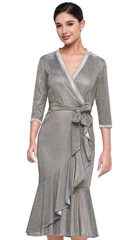 Serafina 6438-SIL  Dress