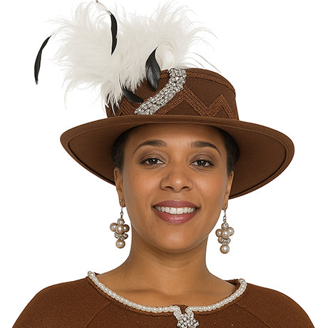 Champagne Italy H5962-BRWN-QS  Hat