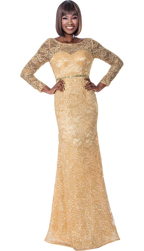 Annabelle Dress 8836-GLD-CO