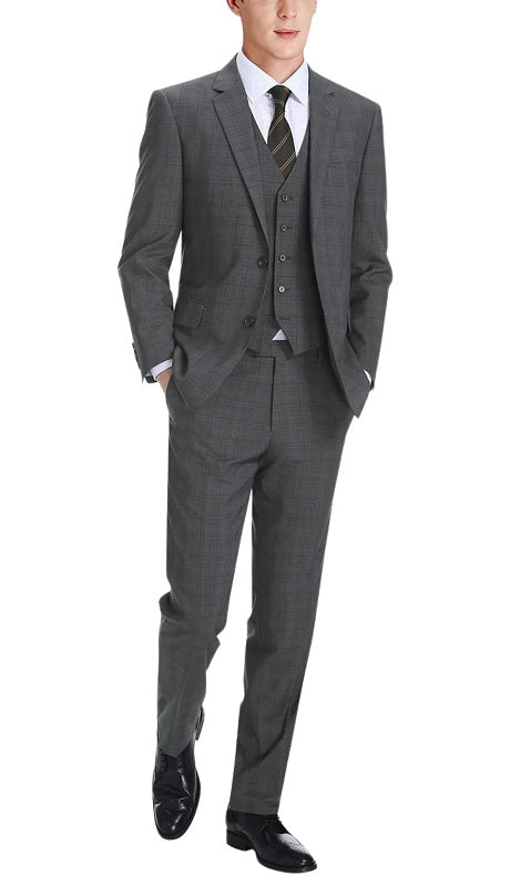 Renoir Men's Suit 278-1-GREY