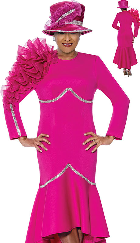 Dorinda Clark Cole 5481-MAG-QS Ladies  Dress