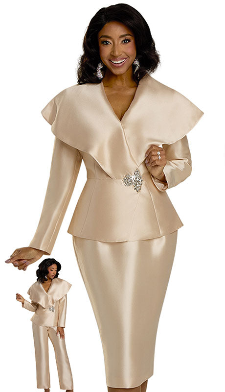 Donna Vinci 12170-CHM-IH Womens  Suit