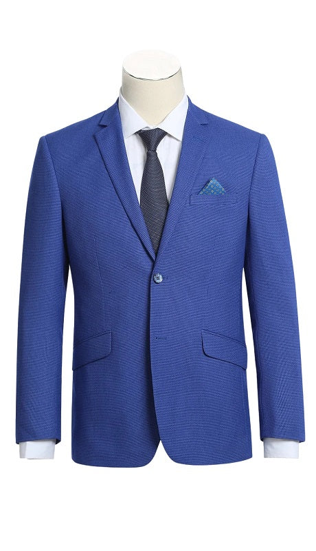 Renoir Mens Blazer 294-14-BLU-PUR