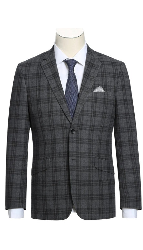 Renoir Men's Suit 294-15-CHOCOLATE