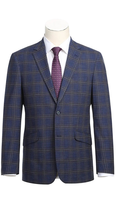 Renoir Mens Blazer 294-19- BLU
