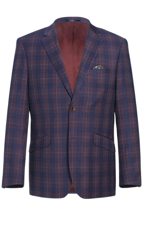 Renoir Mens Coat 294-3-PUR