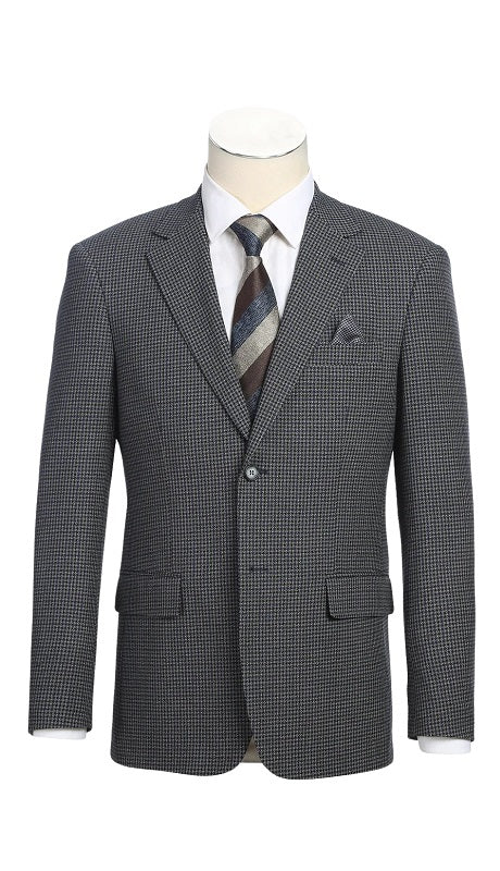 Renoir Mens Blazer 294-38-BROWN-BLUE