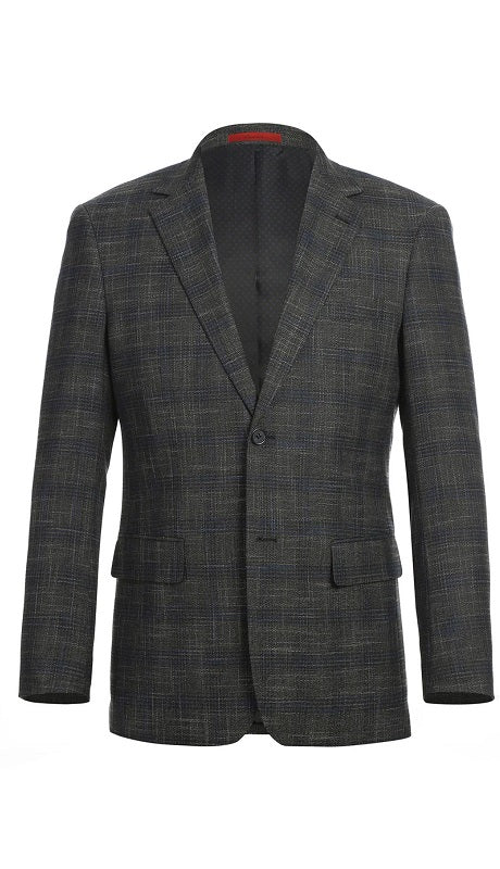 Renoir Mens Blazer 294-39-GRY-BLUE