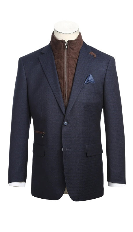 Renoir Mens Blazer 294-42-NAVY