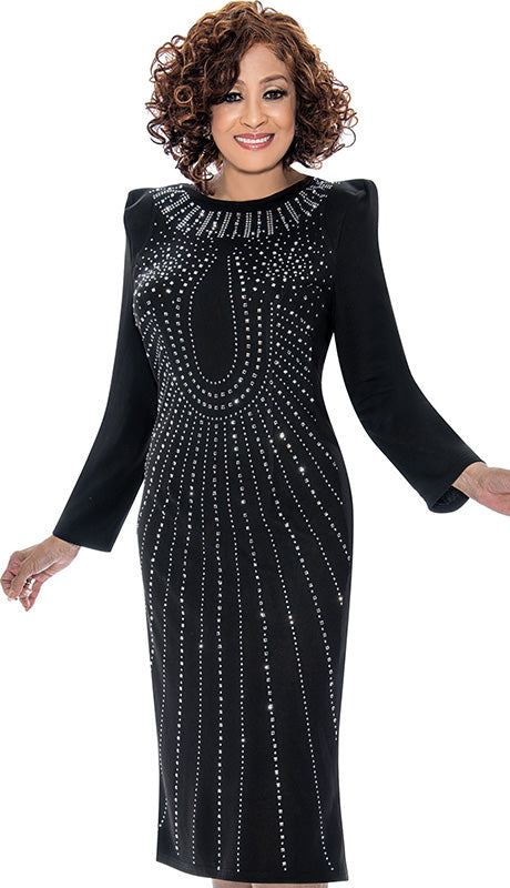Dorinda Clark Cole 309151-BLK-QS Ladies  Dress