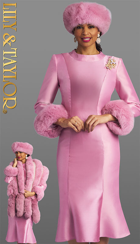 Lily And Taylor 4821-PWM-QO Ladies  Dress