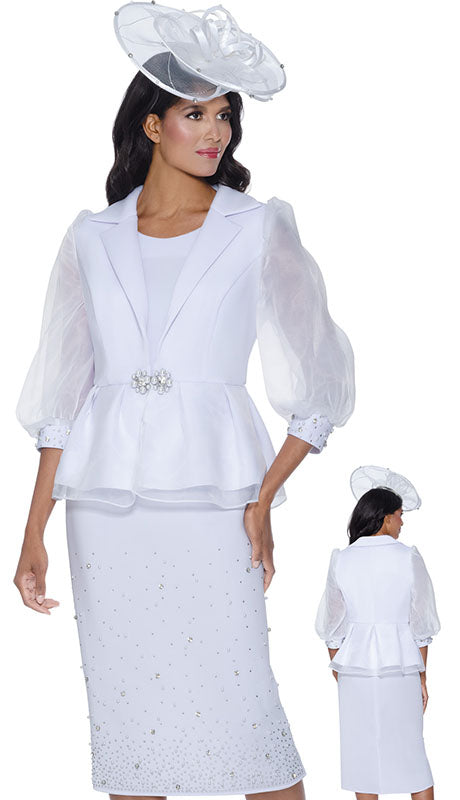 GMI G400503-WHT-QS Ladies  Suit
