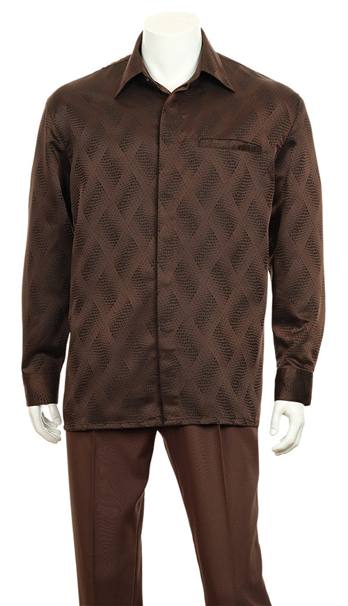 Mens Walking Suit-2766-BRN