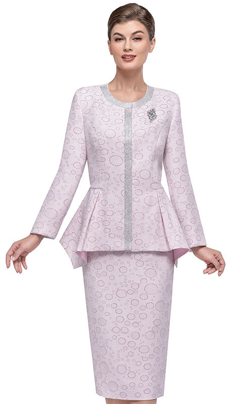 Serafina 4025-ROSE Womens  Suit