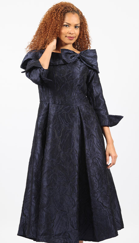 Diana Couture 8757-NVY  Dress
