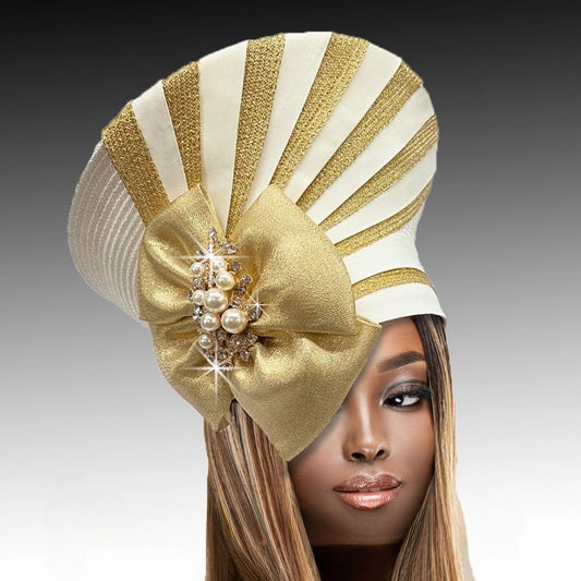 Rani 3134-IG Metallic Funnel Hat
