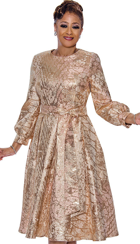 Dorinda Clark Cole 5501-PNK-QS Ladies  Dress