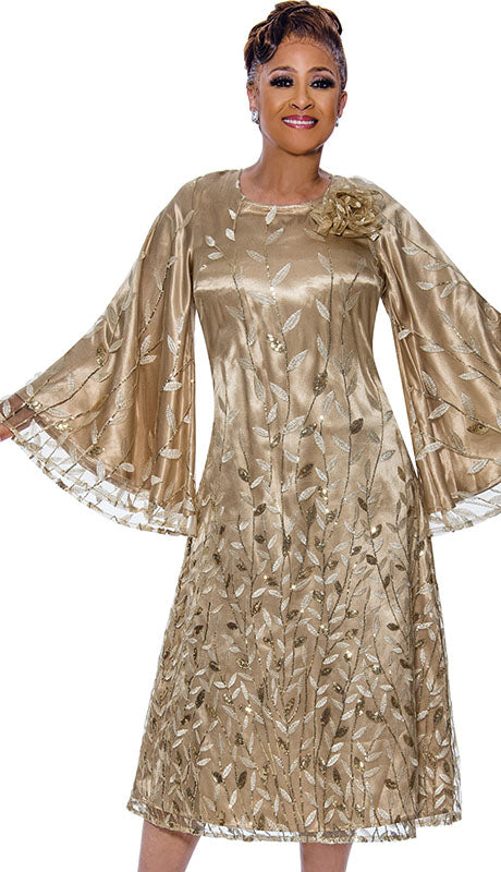 Dorinda Clark Cole 5511-CHM-QS Ladies  Dress